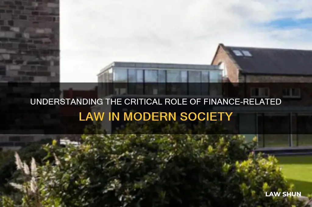 why finance related law