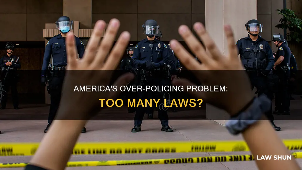 why has america become over policed and so many laws