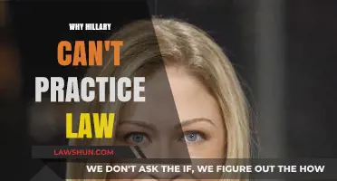 Hillary's Legal Career: Why She Can't Practice Law