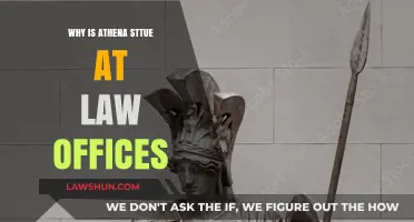 Why Athena's Statue Symbolizes Justice in Law Offices