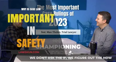 Case Law: Safety's Guiding Light