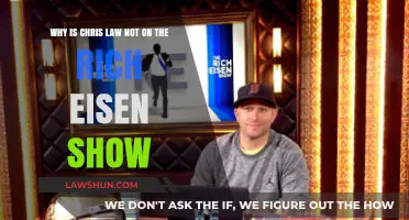 Chris Law's Absence from The Rich Eisen Show Explained