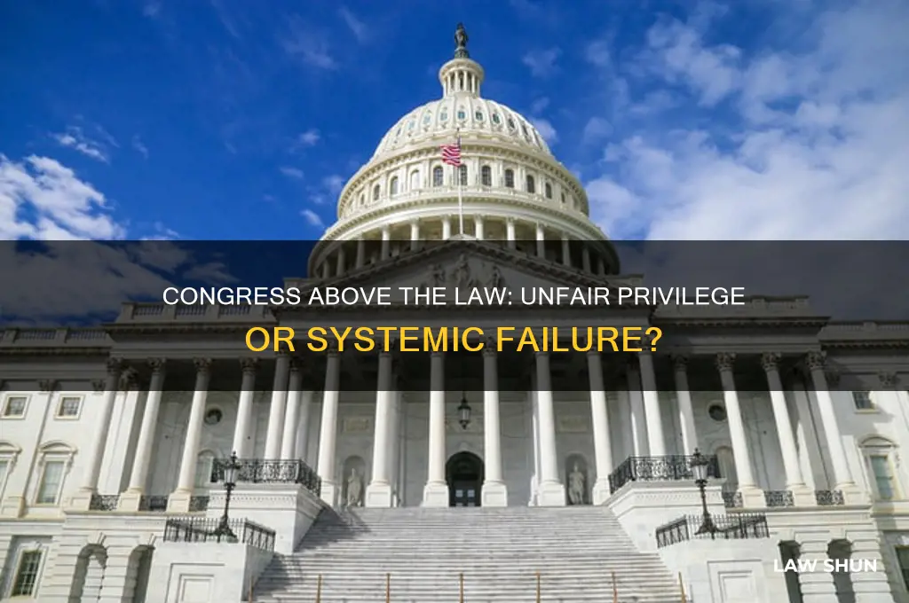 why is congress above the law which is bull shit