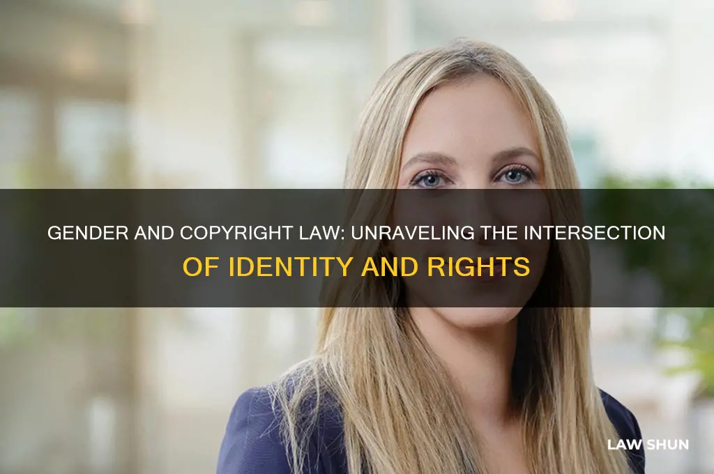 why is gender under copyright law