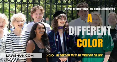 Georgetown Law: Why the Unique Gown Color?