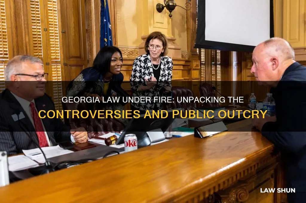 why is georgia law controversial