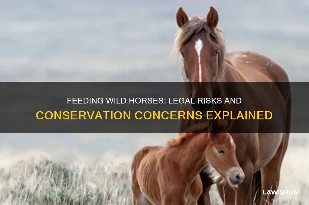 why is it against the law to feed wild horses