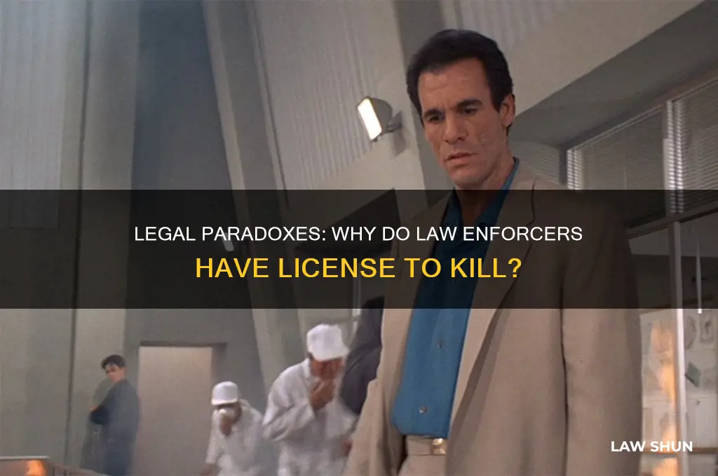 why is it legal for law people to kill people