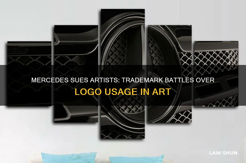 why is mercedes filing law suits against artists
