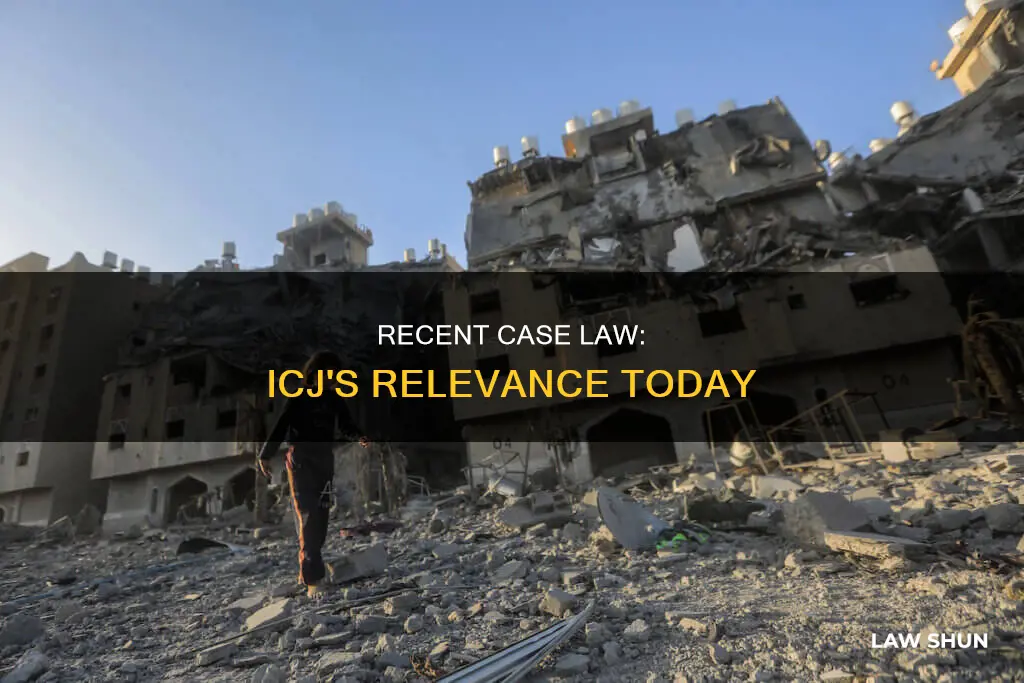 why is more recent case law relevant icj