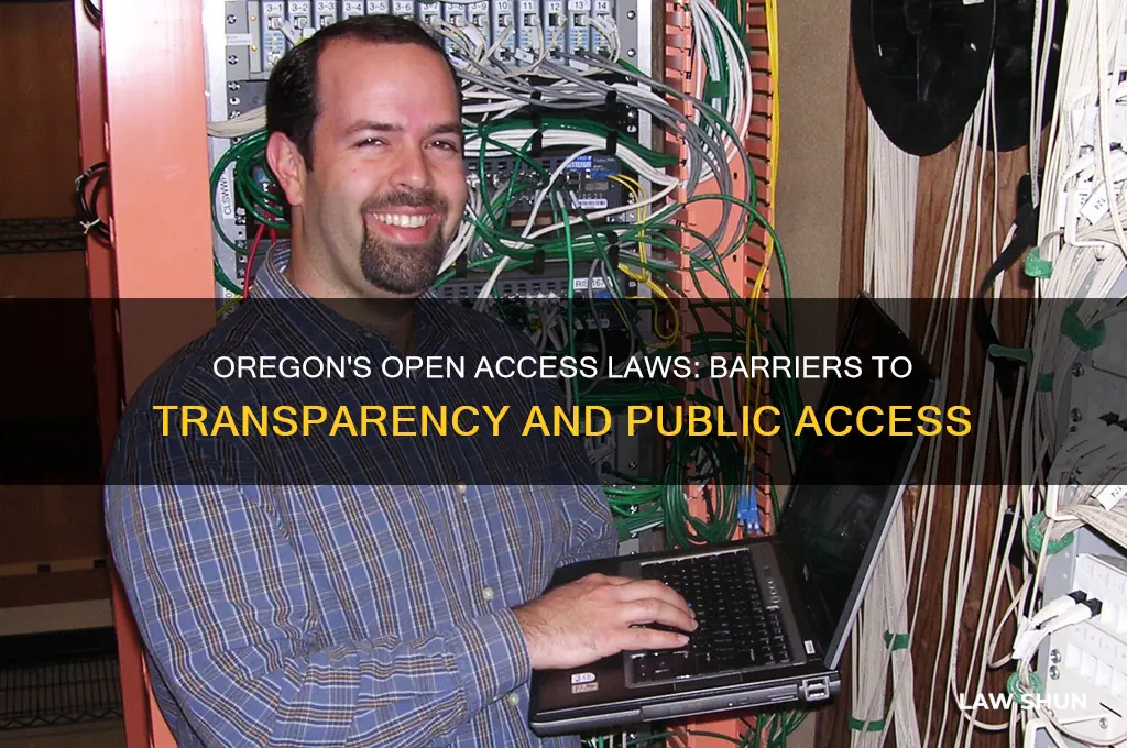why is oregon so bad for open access laws