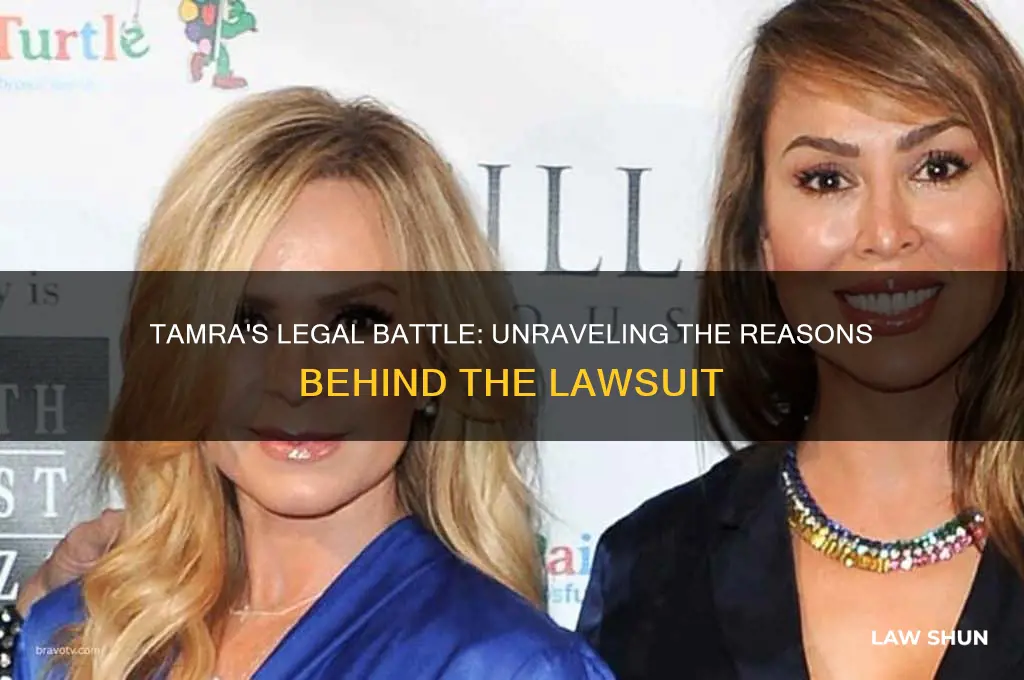 why is tamra in a law suit