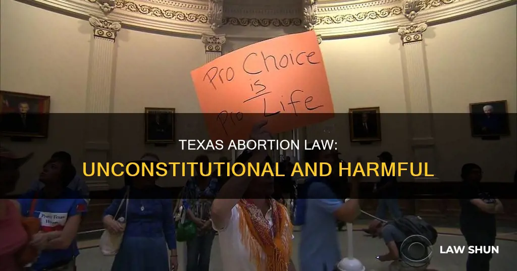 why is texas abortion law unconstitutional