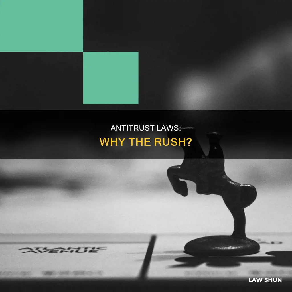 why is the case of antitrust law so urgent