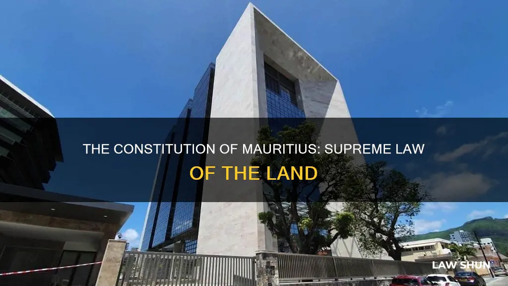why is the constitution of mauritius the supreme law