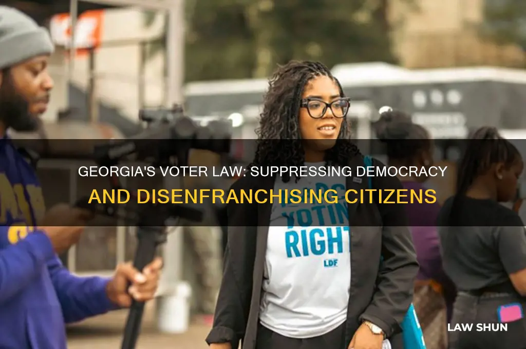 why is the georgia voter law bad