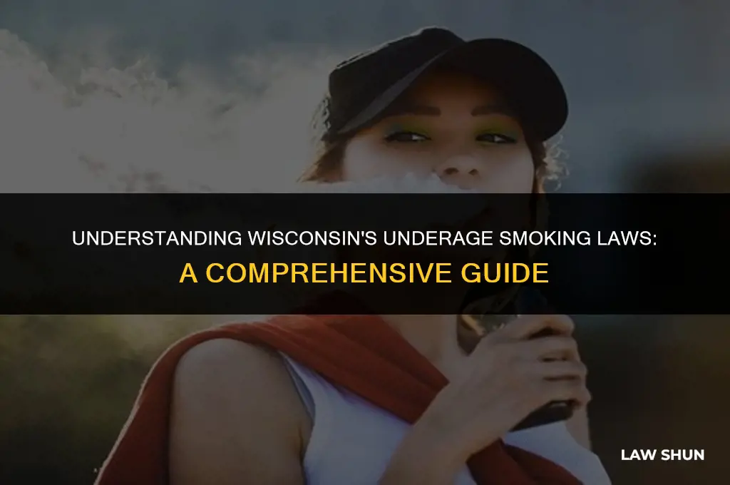 why is the law for under age smoking in wisconsin