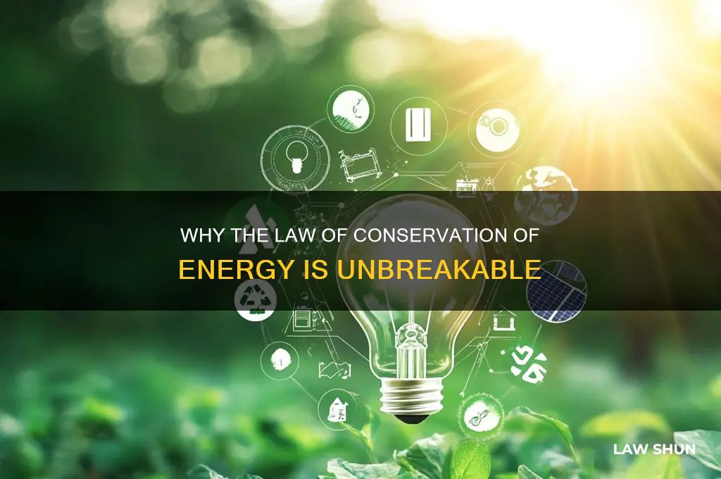 Why The Law Of Conservation Of Energy Is Unbreakable | LawShun