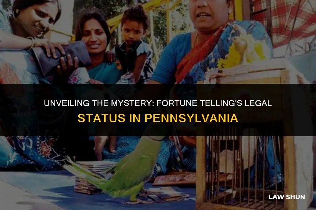 why is the law of fortune telling illegal in pa