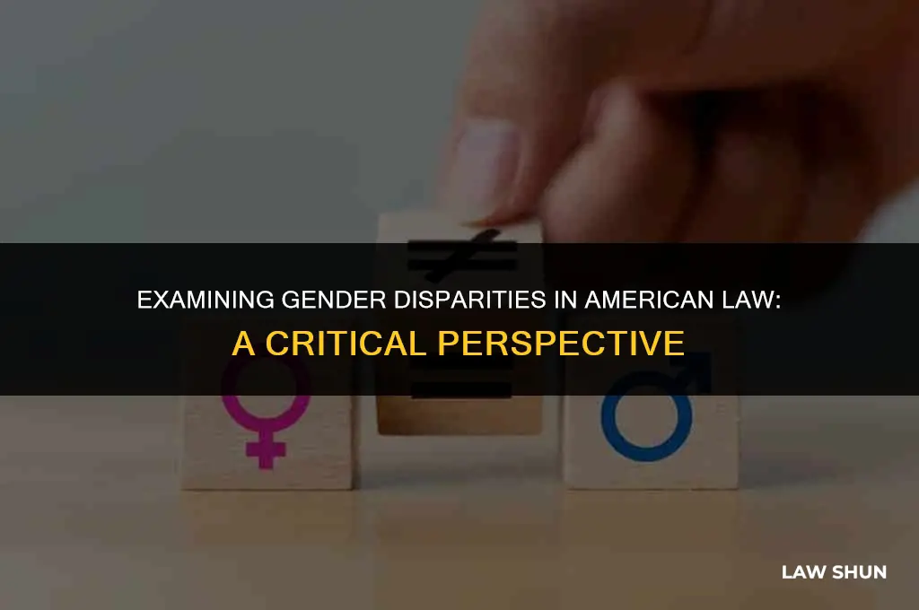 why is the law so unfair to men in america