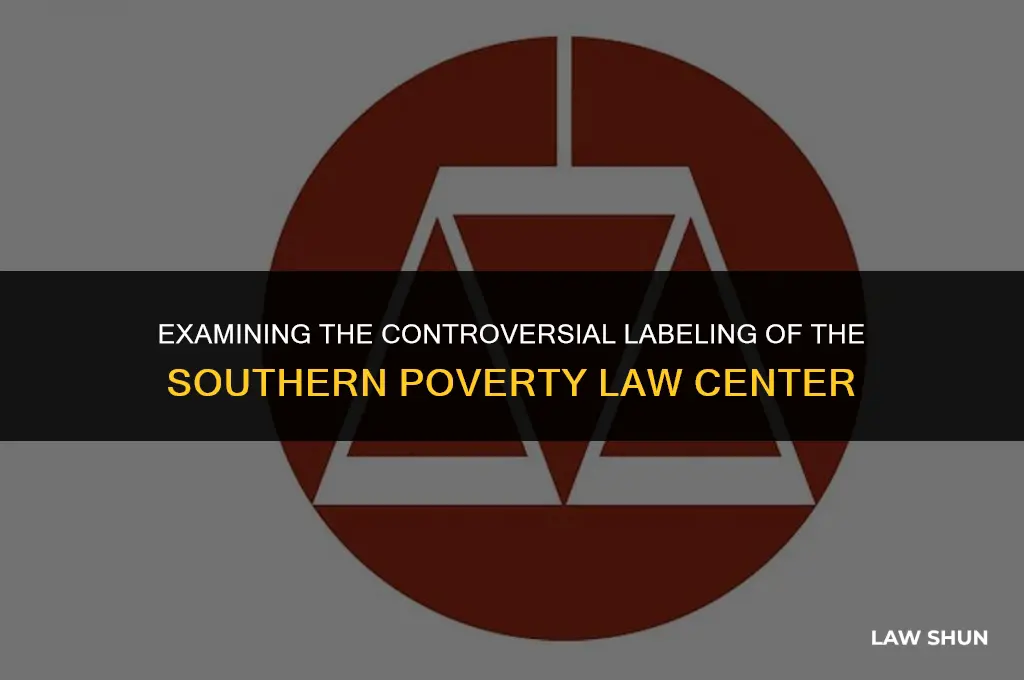 why is the southern poverty law center a hate group