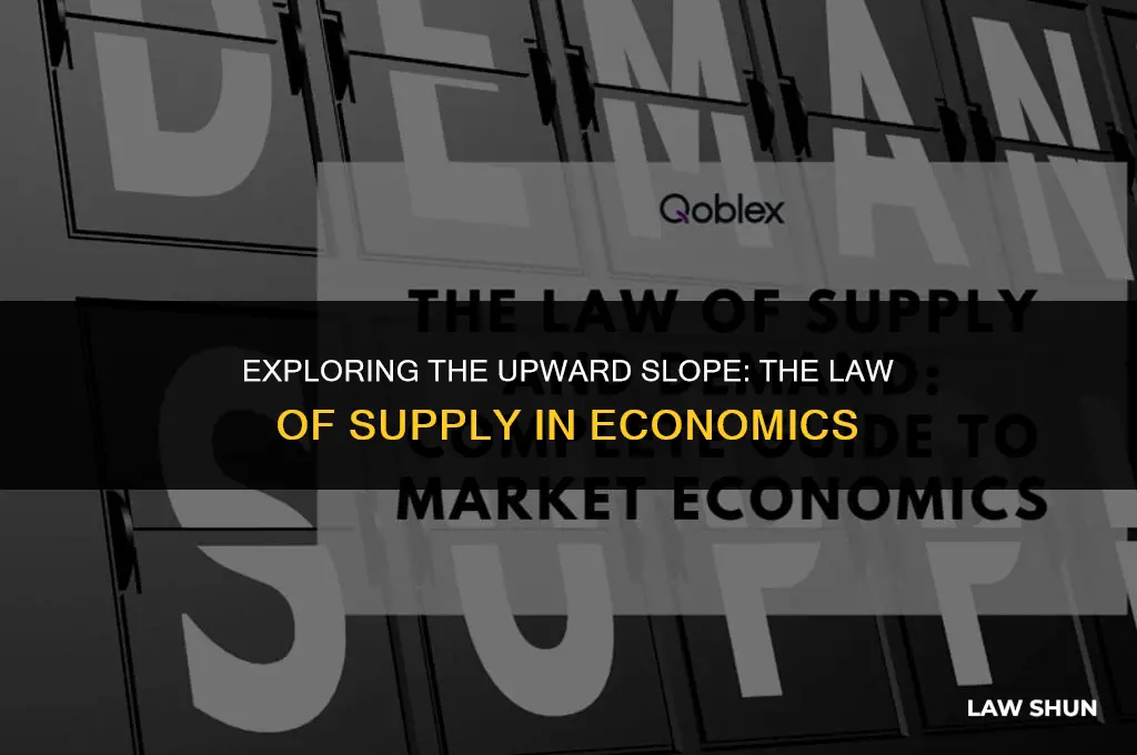 why is the supply curve upward sloping law of what