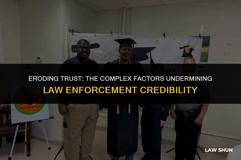 why is there a decline in trust in law enforecement