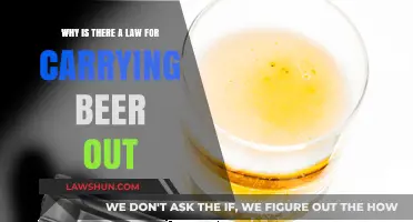 Understanding the Legal Reasons Behind Carrying Beer Out of Establishments