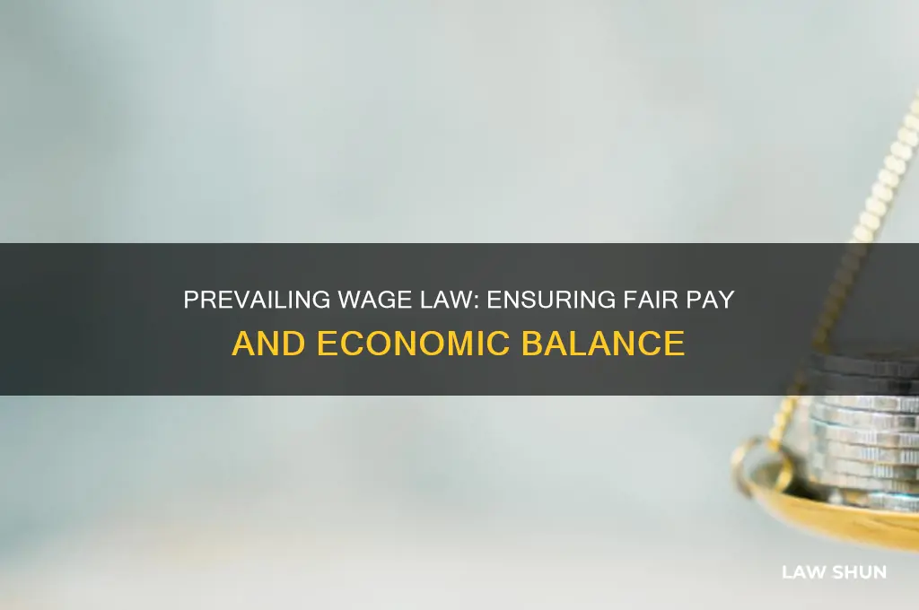why is there a need for the prevailing wage law