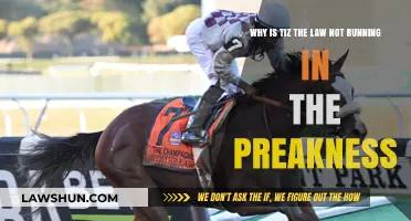 Legal Hurdles: Tiz the Law's Absence from the Preakness Stakes