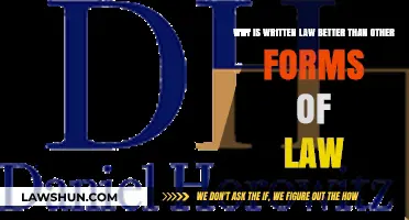 The Superiority of Written Law: A Foundation for Justice and Order