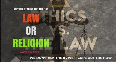 Exploring the Distinct Realms: Ethics Beyond Law and Religion