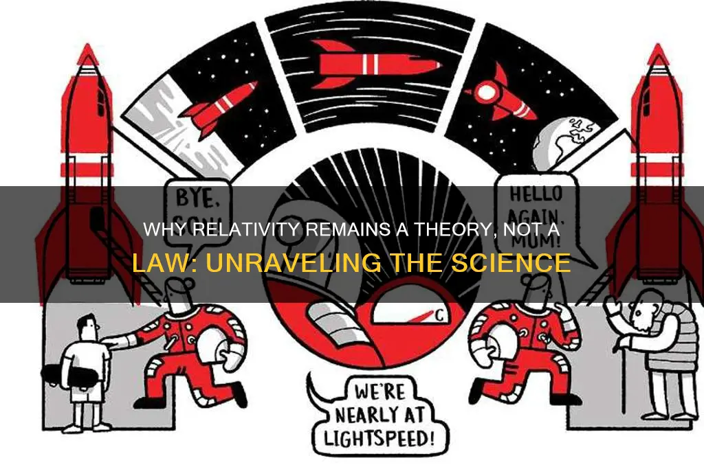why isnt relativity a law