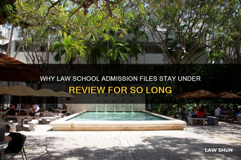 why law admisson file under review long