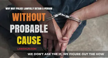 Understanding Lawful Detention: When Police Can Detain Without Probable Cause