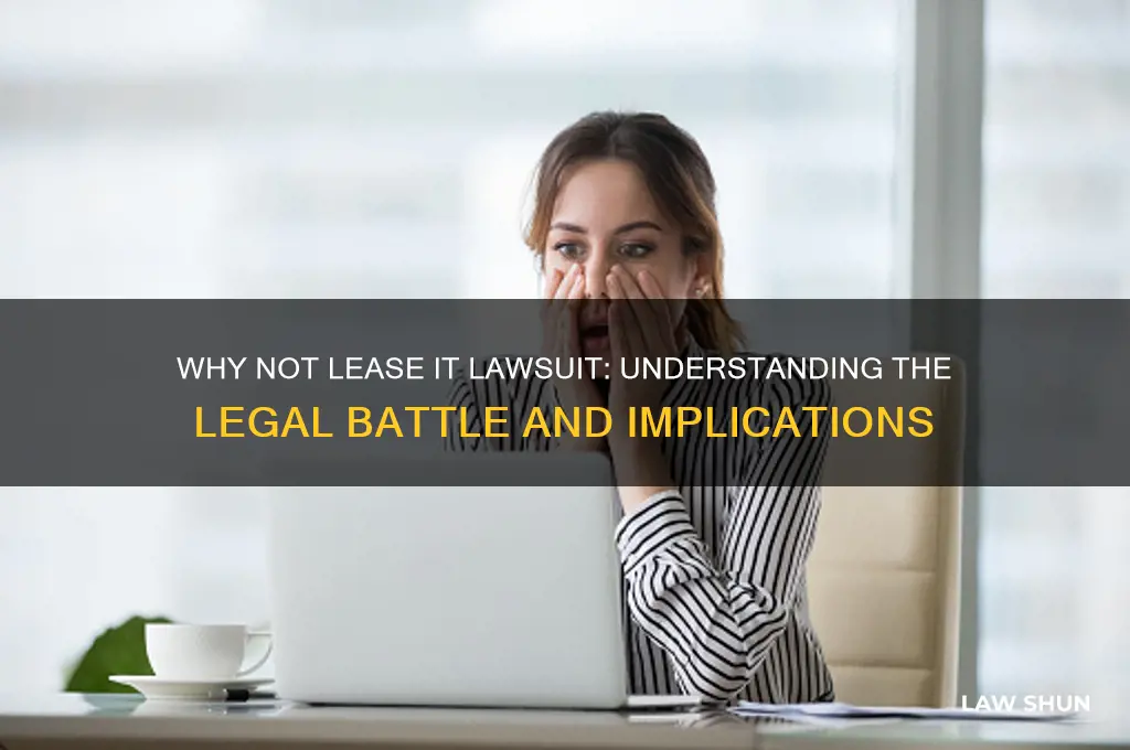 why not lease it law suit