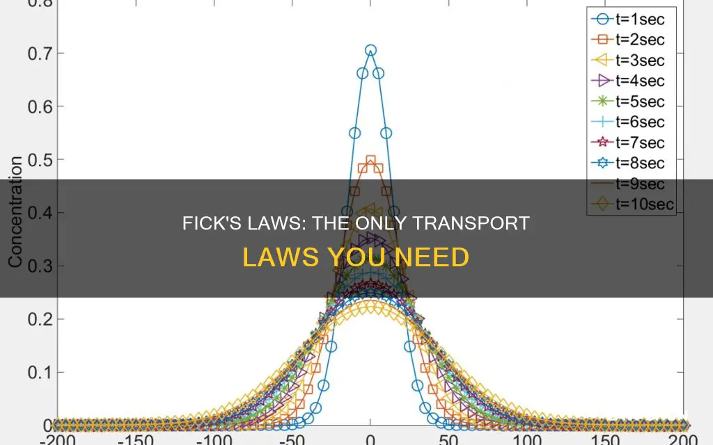why only need ficks first and second law