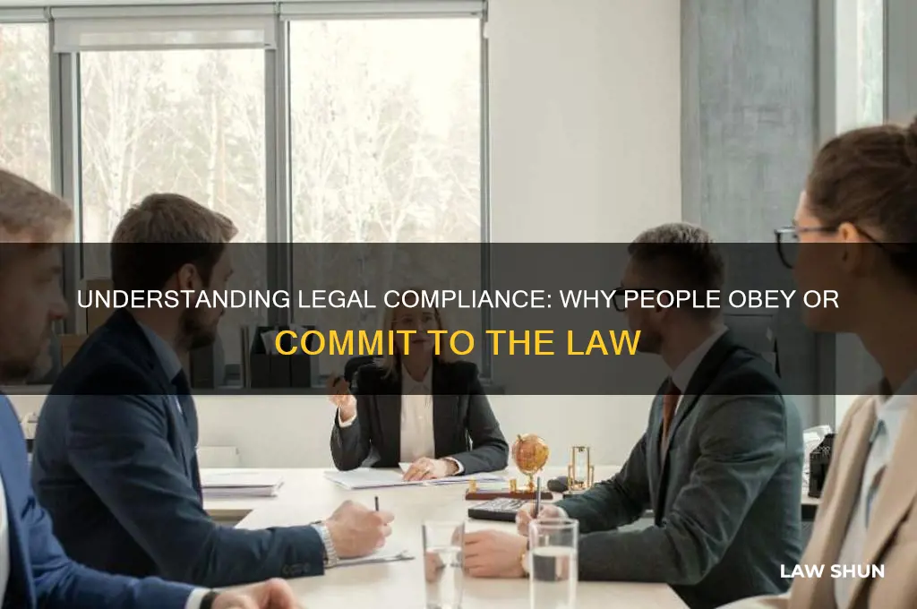 why people commit or obey to the law