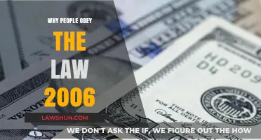 Understanding Compliance: Why People Obey the Law in 2006