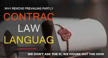 Contract Law: Removing Prevailing Party Language