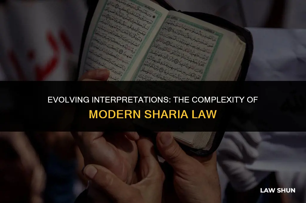 why shariah law is more complicated than in the past