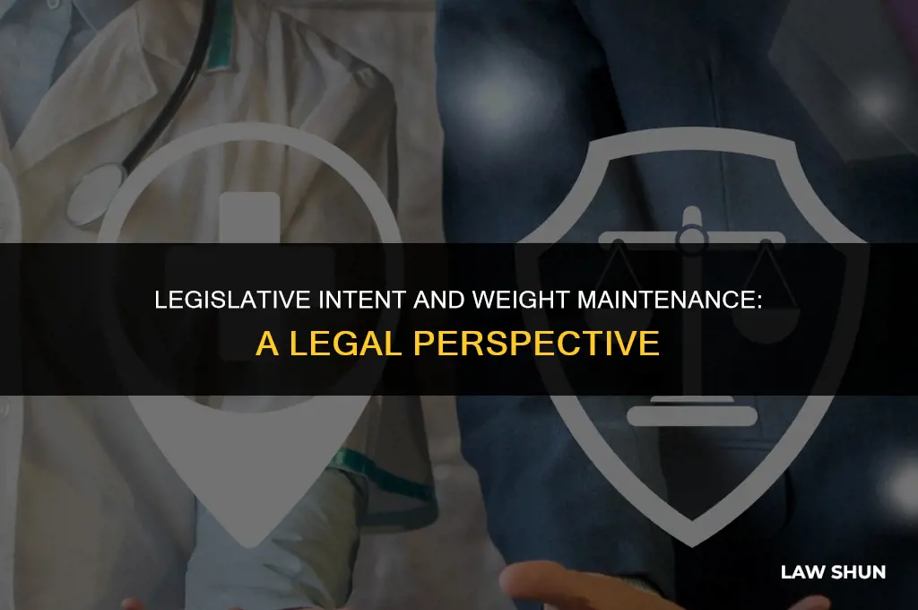 why should laws do what congress intend to maintain weight