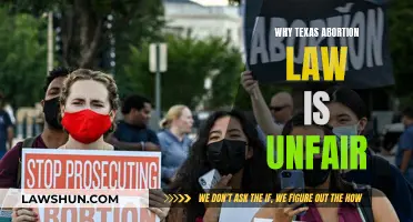 Texas Abortion Law: Unfair, Unjust, and Unconstitutional