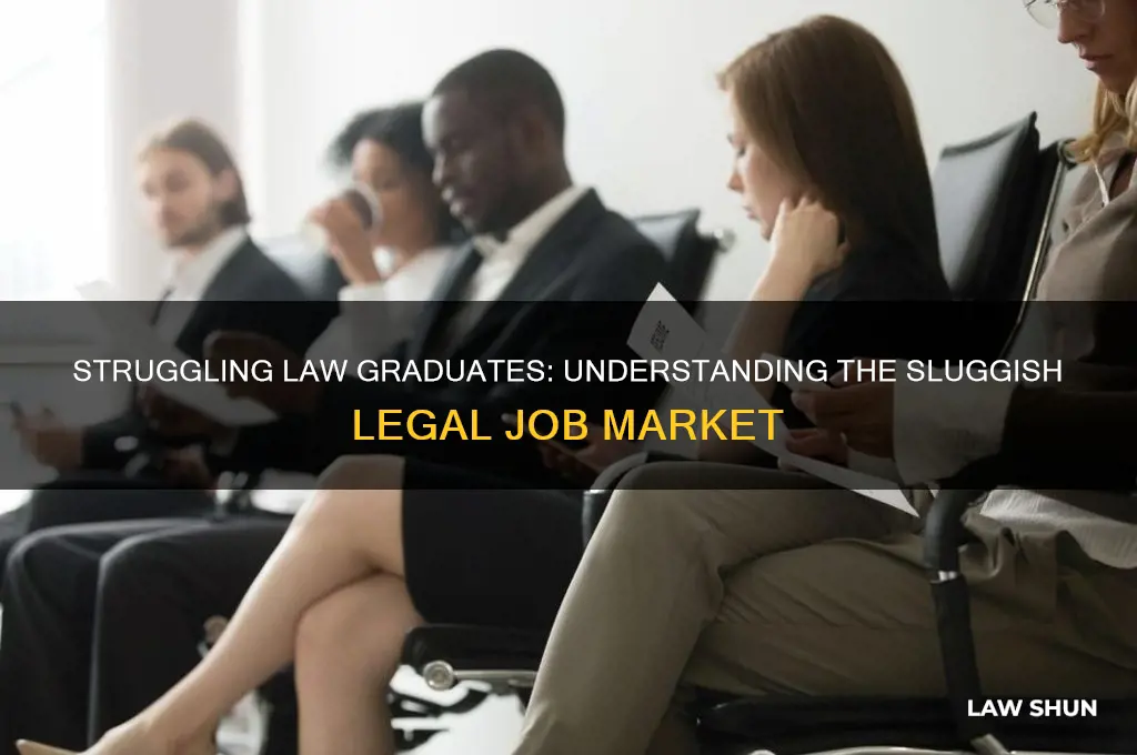 why the job market for law students is low