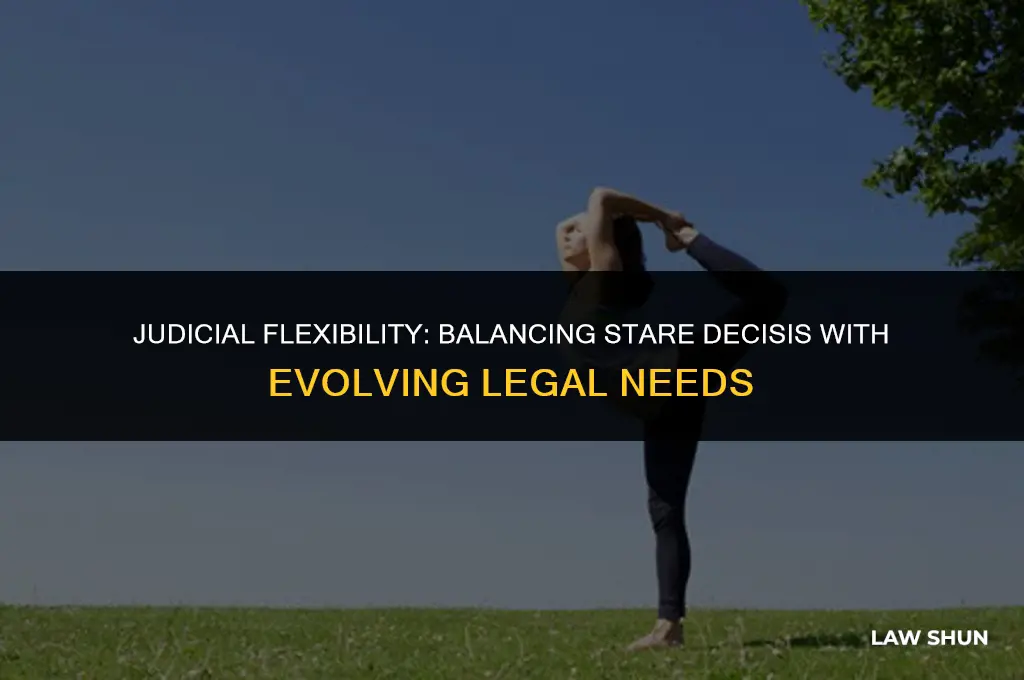 why the law must have some flexibility with stare deciss