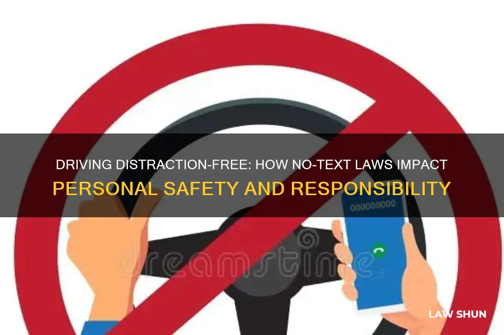 why the no text when driving law affects an individual