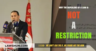 Repealing a Law: Why It's Not a Restriction