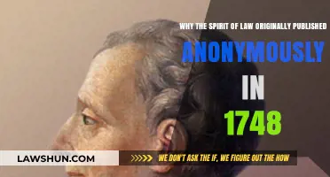 Unveiling the Mystery: The Anonymous Origins of 'The Spirit of Law