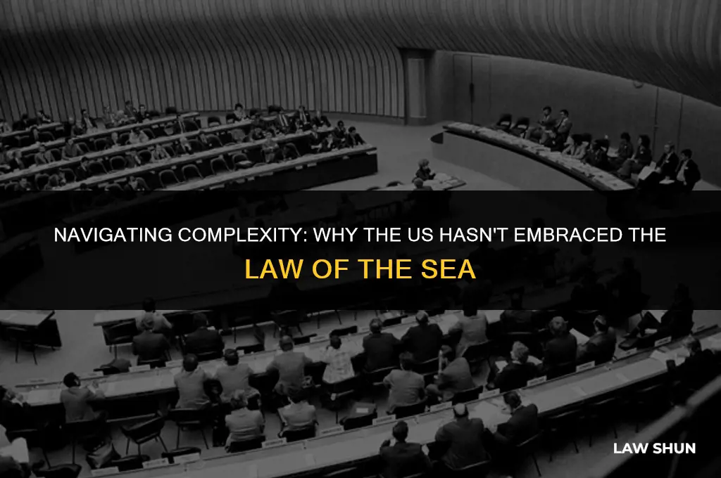 why the us did not adopt law of the sea