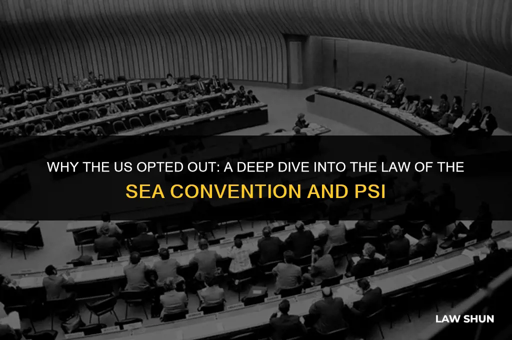 why the us in law of sea convention stop psi